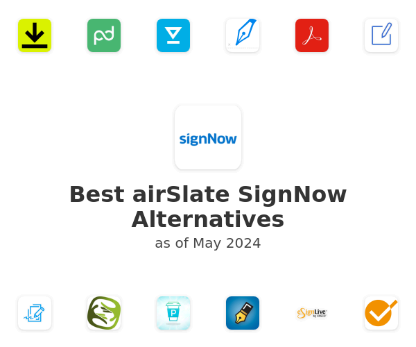 Best airSlate SignNow Alternatives