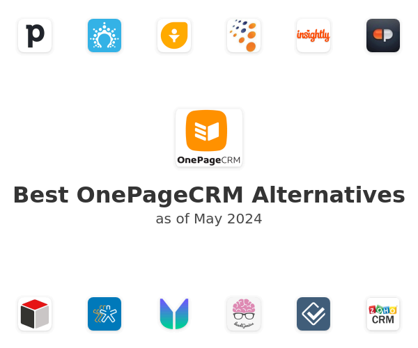 Best OnePageCRM Alternatives