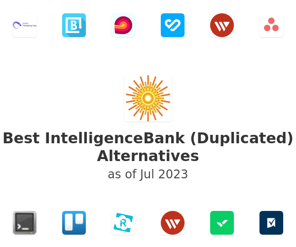Best IntelligenceBank (Duplicated) Alternatives