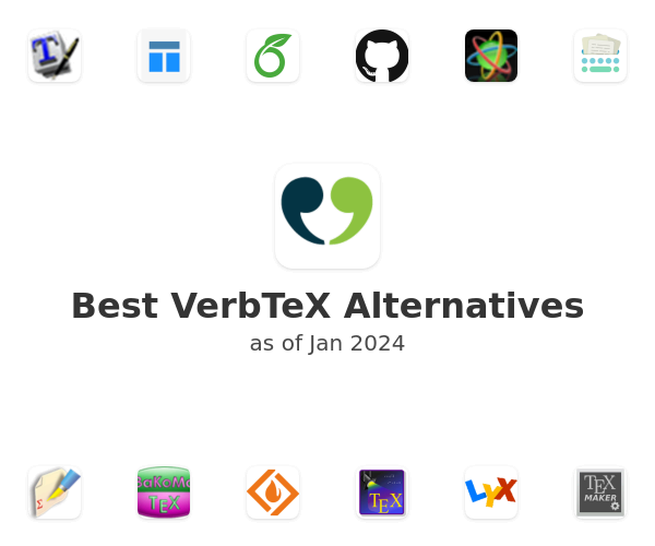 Best VerbTeX Alternatives