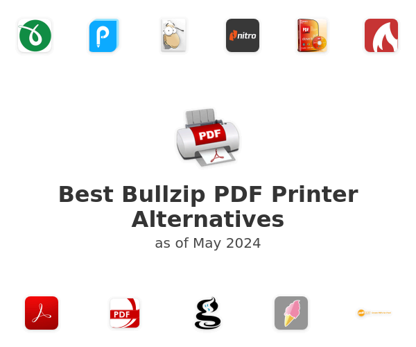 Best Bullzip PDF Printer Alternatives