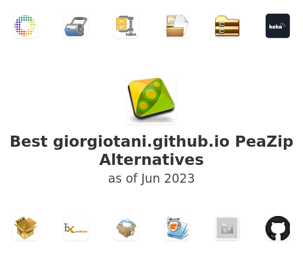 Best giorgiotani.github.io PeaZip Alternatives