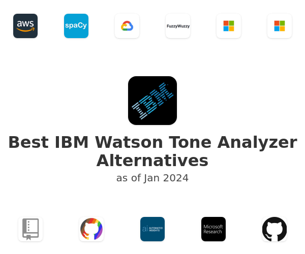 Best IBM Watson Tone Analyzer Alternatives
