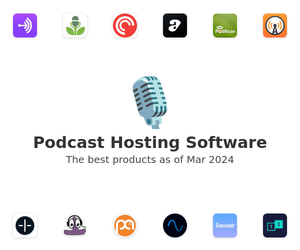 The best Podcast Hosting products
