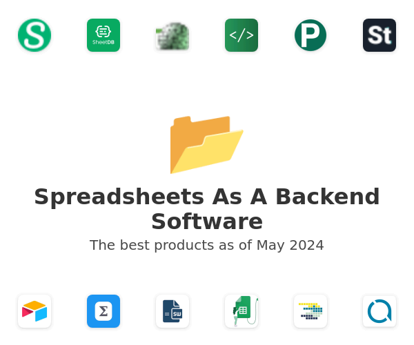 The best Spreadsheets As A Backend products