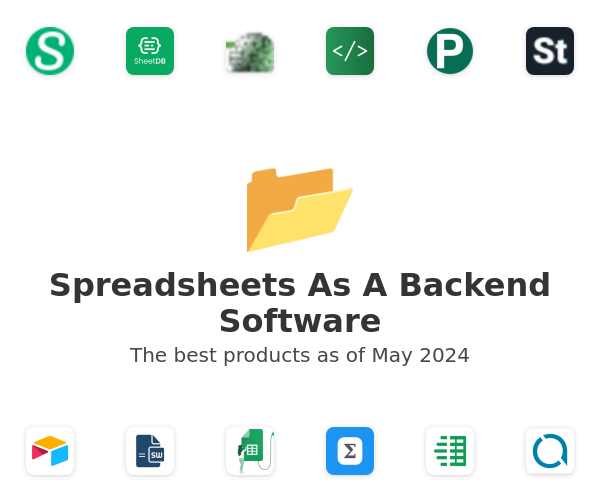 The best Spreadsheets As A Backend products