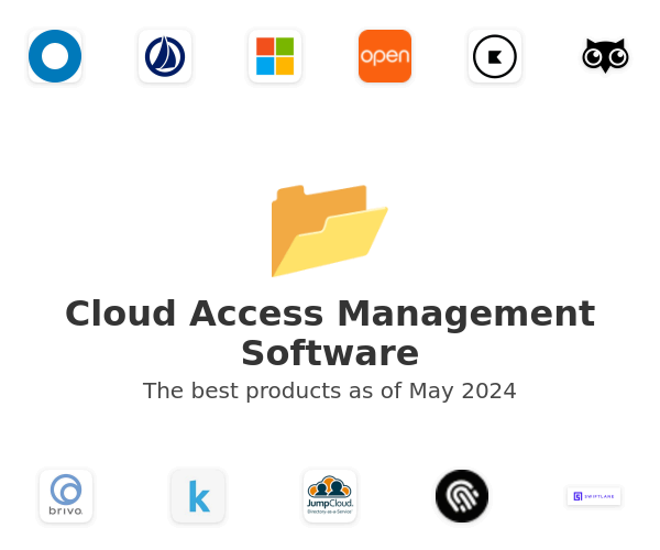 The best Cloud Access Management products