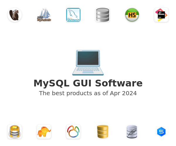 The best MySQL GUI products