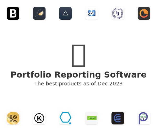 The best Portfolio Reporting products