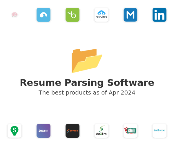 The best Resume Parsing products