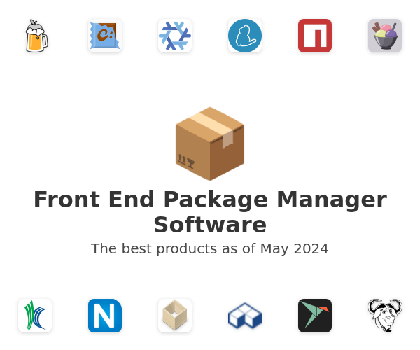 The best Front End Package Manager products