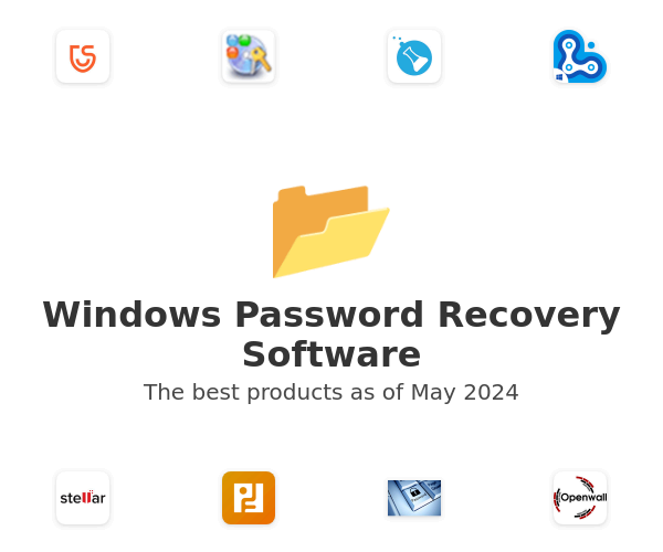 The best Windows Password Recovery products