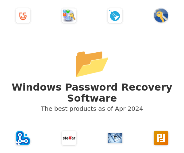 The best Windows Password Recovery products