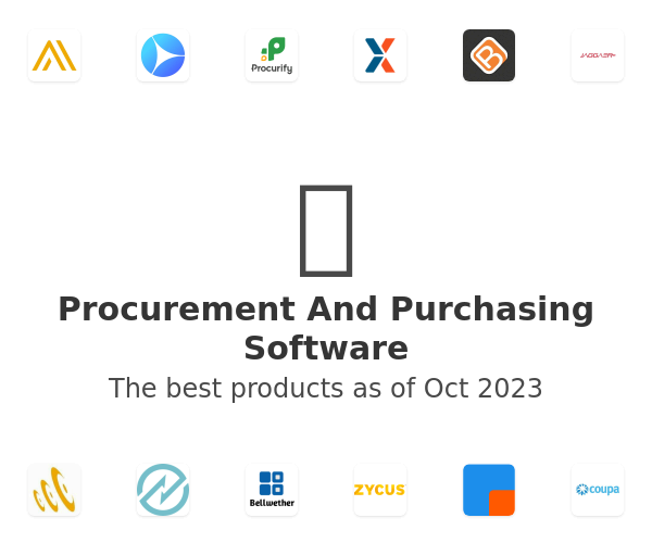 The best Procurement And Purchasing products