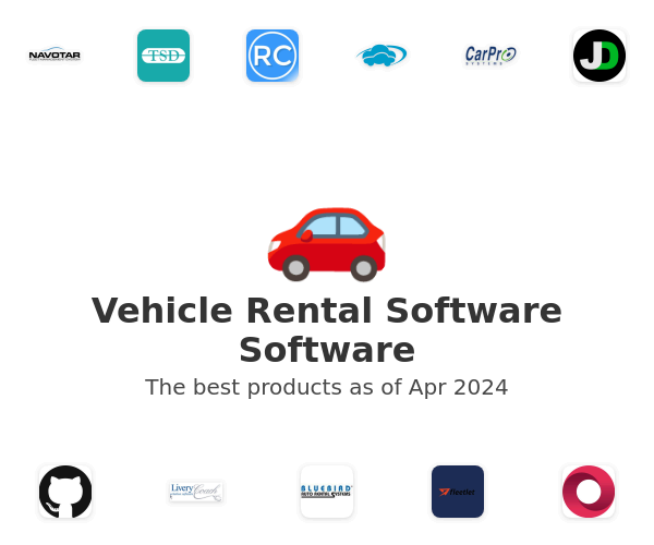 The best Vehicle Rental Software products