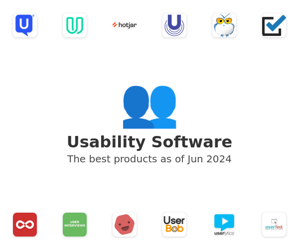 The best Usability products