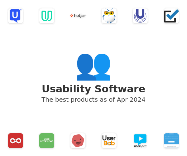 The best Usability products