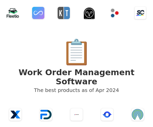 The best Work Order Management products