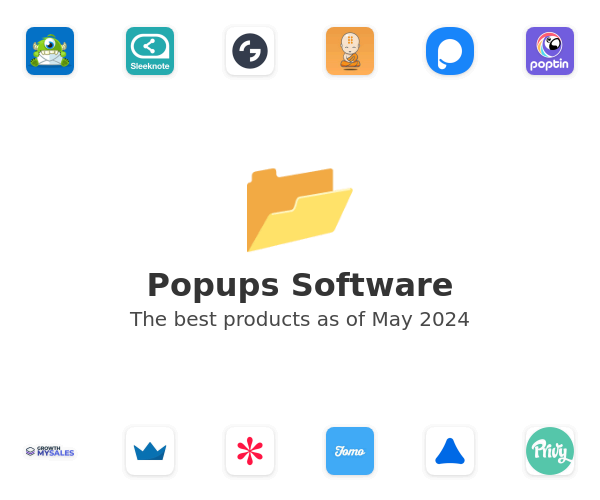 The best Popups products