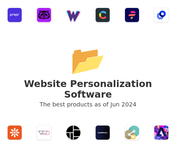 The best Website Personalization products