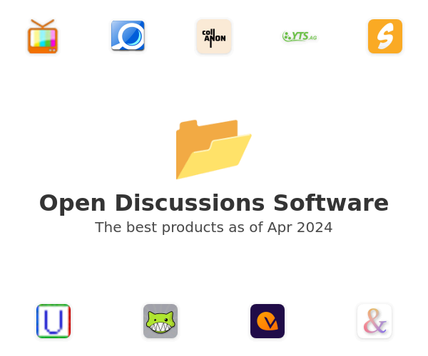 The best Open Discussions products