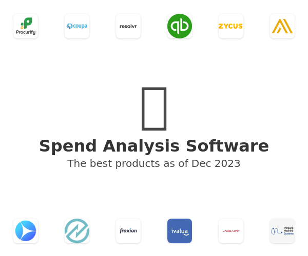 The best Spend Analysis products
