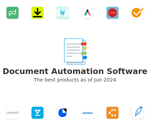 The best Document Automation products