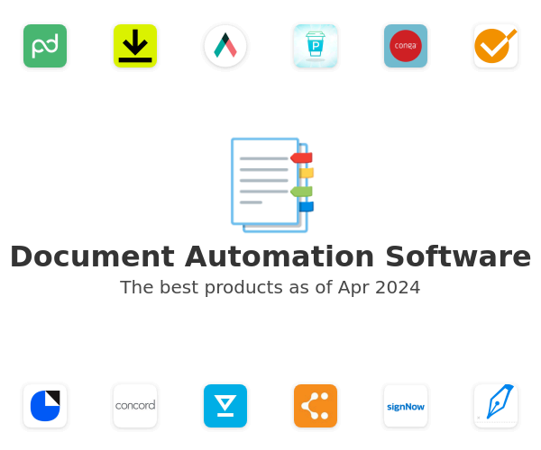 The best Document Automation products