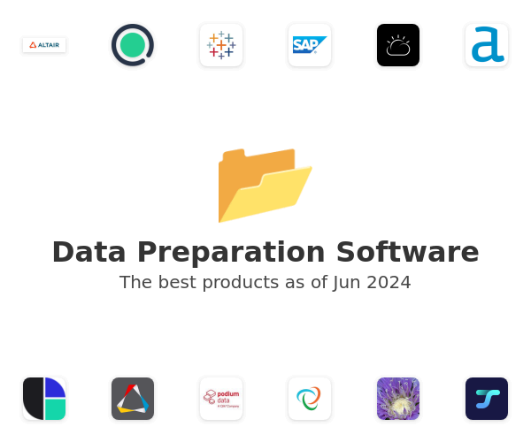 The best Data Preparation products