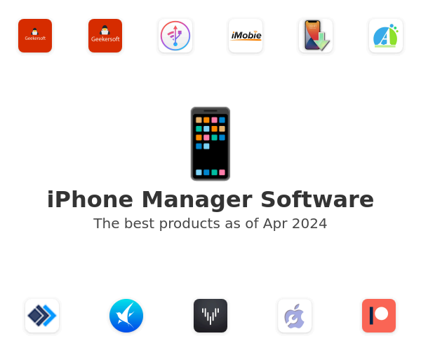 The best iPhone Manager products