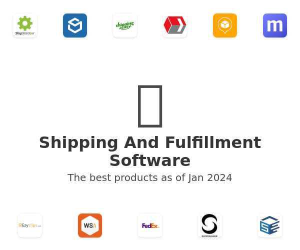 The best Shipping And Fulfillment products