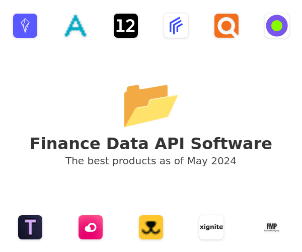 The best Finance Data API products