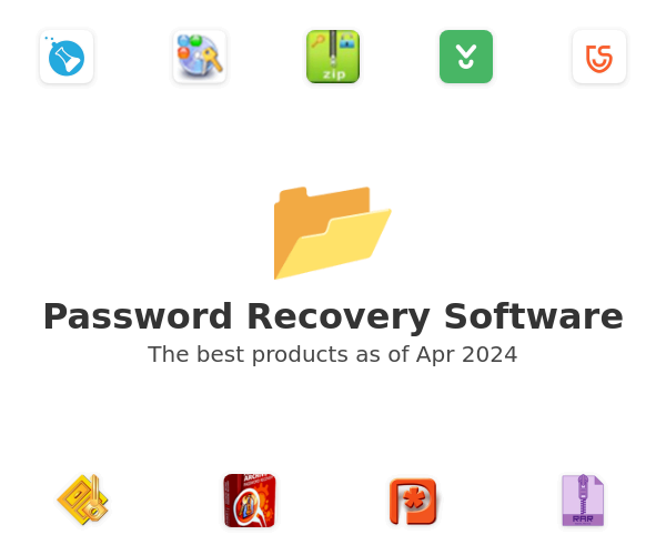 The best Password Recovery products