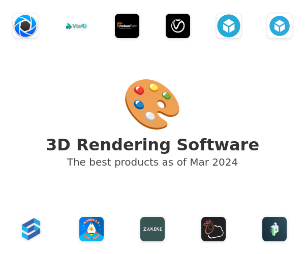 The best 3D Rendering products