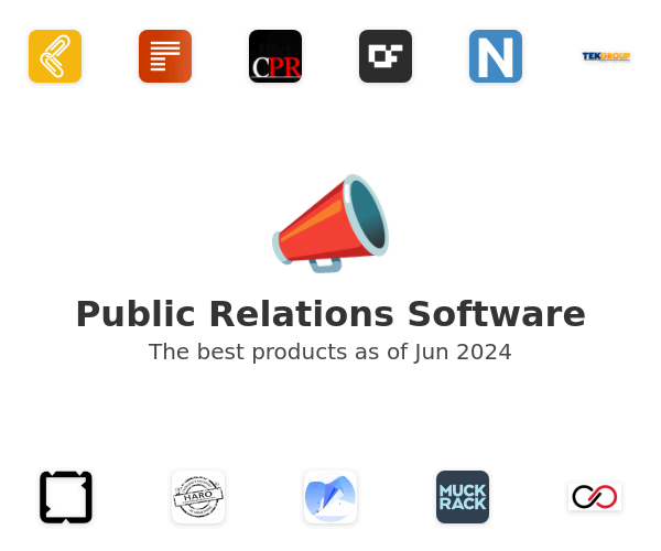 The best Public Relations products