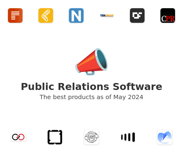 The best Public Relations products