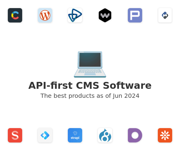 The best API-first CMS products