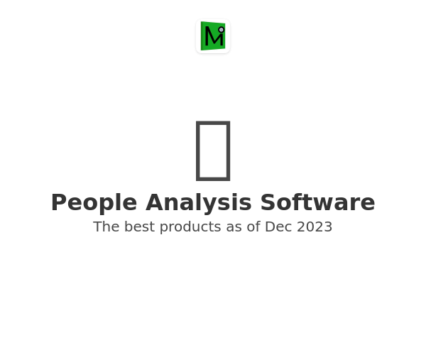 The best People Analysis products