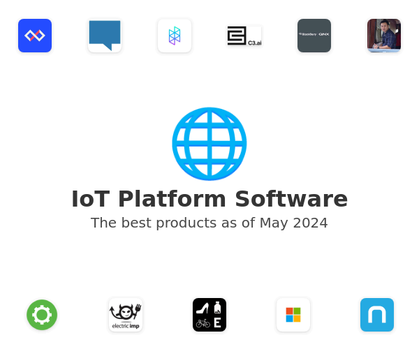 The best IoT Platform products