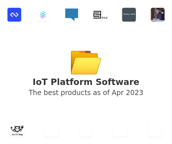 The best IoT Platform products