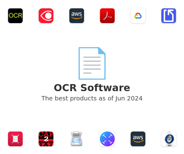 The best OCR products