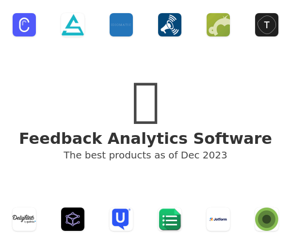 The best Feedback Analytics products