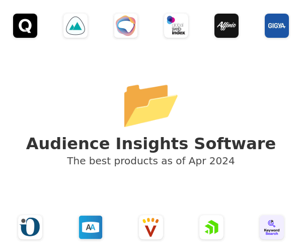 The best Audience Insights products