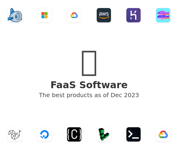 The best FaaS products