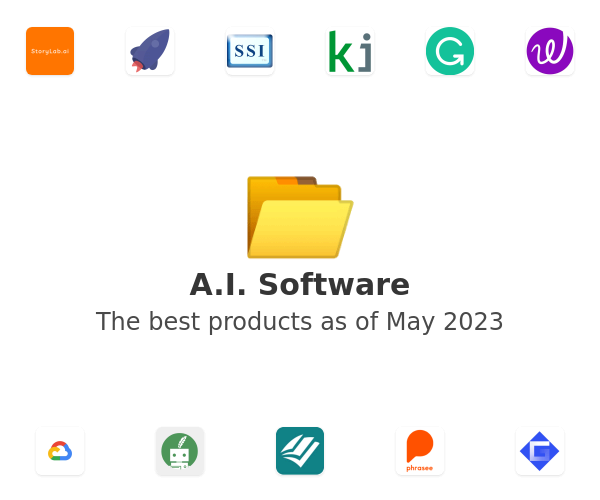 The best A.I. products