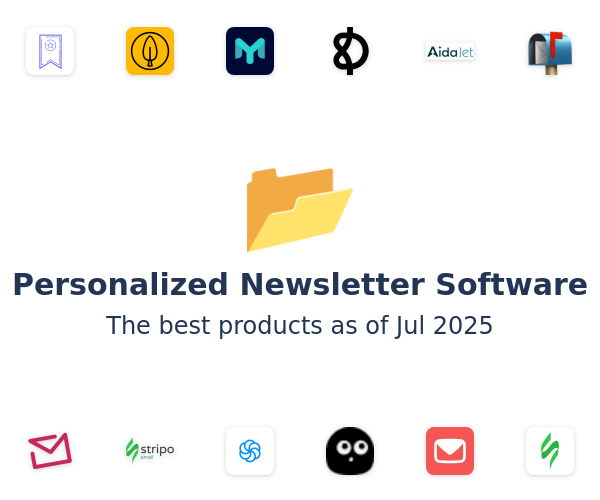 The best Personalized Newsletter products