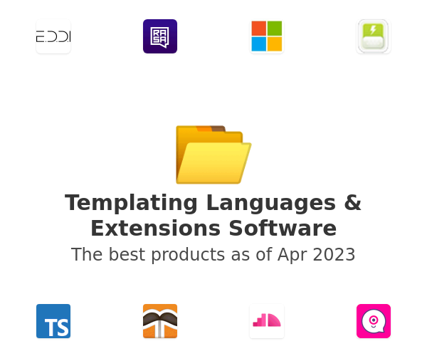 The best Templating Languages & Extensions products
