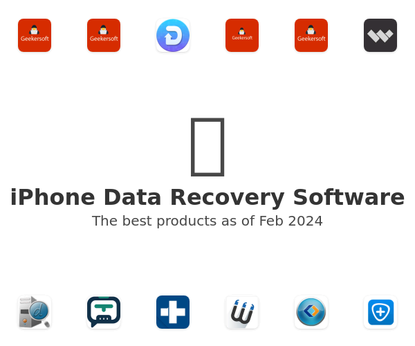 The best iPhone Data Recovery products