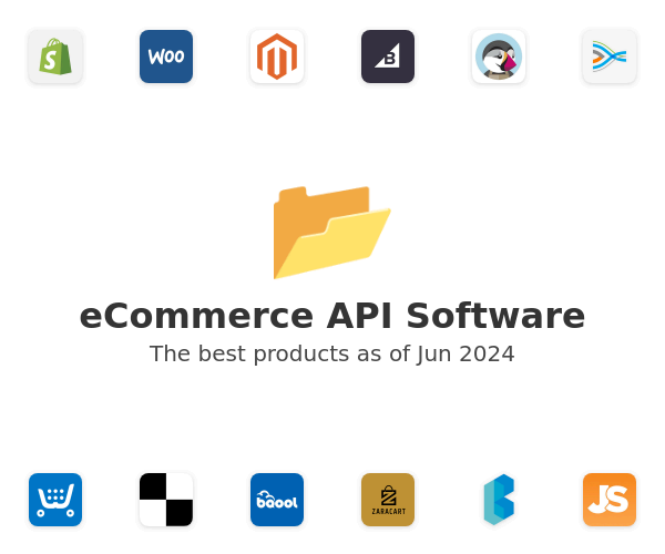 The best eCommerce API products