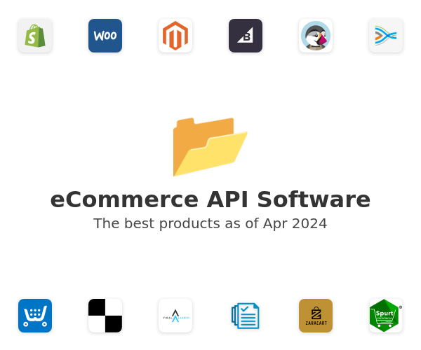 The best eCommerce API products
